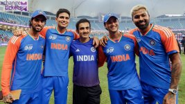 Gautam Gambhir with India Team.jpg