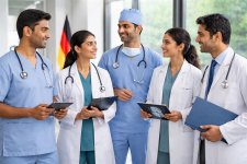 Medical professionals in discussion at hospital.jpg